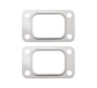 SG Store Lot de 2 joints de collecteur d'admission turbo à 4 trous joint de bride en acier inoxydable T3 métal Gt30 Gt35 T35 T38 compatible avec turbocompresseur Garrett T3 collecteur turbo