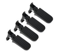 SG Store Lot de 2 Paires de Repose-Pieds de Vélo Longueur 112 Mm Pédales 78 X 37 Mm Alliage d'aluminium Antidérapants Pliables pour VTT Vélo