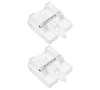 SG Store Lot de 2 pieds transparents pour fermeture éclair invisible 820474096 compatibles avec Pfaff Expression 2014 Compatible avec Hobby 42 Compatible avec machine à coudre Select 1471 150 1520