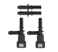 SG Store Lot de 2 Raccords en T à Dégagement Rapide pour Tuyau de Carburant Coudé ID6 7,89 avec Connecteur Mâle Droit Adapté Aux Tuyaux de Carburant Automobiles