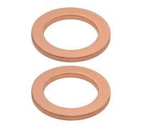 SG Store Lot de 2 rondelles de tuyau de carburant en cuivre 23414-120000 compatibles avec moteur Yanmar 1GM GM10 système d'huile lubrifiante 18 x 12,3 x 1,5 mm