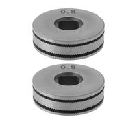 SG Store Lot de 2 rouleaux d'entraînement de fil 0,8/1,0 mm avec rainure moletée 25 mm Compatible avec soudeur MIG