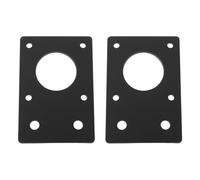 SG Store Lot de 2 supports plats en alliage d'aluminium pour imprimante 3D - 42 mm - Noir