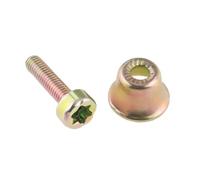 SG Store Lot de 2 Vis de Poignée de Frein de Tronçonneuse Protection de La Main Poignée de Frein de Chaîne Vis M4 Compatible avec Stihl 024 026 034 044 MS240 MS260