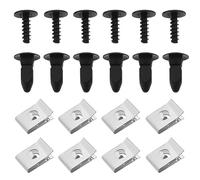 SG Store Lot de 2 vis pour Arche de Roue de Pare-Chocs de Voiture N90775001 N90959101 N90833801 pour A3 A4 B6 A6 C5 Pare-Chocs Pare-Chocs Couvercle de Pare-Chocs Vis U Écrou