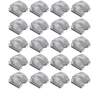 SG Store Lot de 20 clips de fixation en métal pour pare-chocs de voiture A1249889078 Compatible avec les pièces automobiles W124 W210 W202