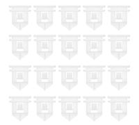 SG Store Lot de 20 clips de garniture de seuil de voiture compatibles avec Volvo S40 S80 V50 V70 XC60 XC70 8678010 31214496, plastique blanc