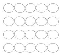 SG Store Lot de 20 Joints Toriques en Caoutchouc Noir de 0,7 Mm pour Boîtier de Montre (36-40 Mm) pour Réparation de Montres