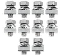 SG Store Lot de 20 Vis à Tête Carrée M5x10 Mm pour Fixation de Batterie de Tondeuse à Gazon Compatible avec ARIENS Et Compatible avec MTD