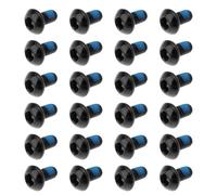 SG Store Lot de 24 Vis de Fixation pour Disques de Frein VTT Filetage M5x9mm Tête Hexagonale Compatibles avec Les Disques de Frein de VTT