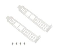 SG Store Lot de 2pcs Supports Pleine Hauteur pour Carte Graphique avec 4pcs Vis Compatible avec Dell MELLANOX CONNECTX-4 LX 25GbE CX4121C 20NJD Argent