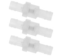 SG Store Lot de 3 clapets anti-retour transparents de 12 mm avec ressort pour eau, carburant, huile, air, gaz
