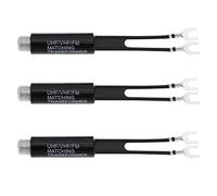 SG Store Lot de 3 transformateurs UHF/VHF/FM 75 ohms vers 300 ohms - Connecteur F - Adaptateur d'antenne TV nickelé pour récepteur radio Hi-Fi AV Antenne TV