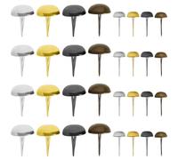 SG Store Lot de 320 clous ronds en cuir pour sac à main, sac à main, 8 mm/15 mm, 4 couleurs