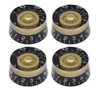 SG Store Lot de 4 boutons de contrôle de guitare de 6 mm compatibles avec Gibson compatibles avec les accessoires de guitare électrique de style Epiphone