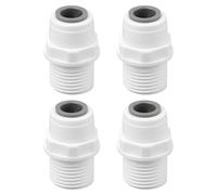 SG Store Lot de 4 connecteurs mâles BSPT de 10 mm à 1,27 cm - Remplace PM011004E pour système de tuyau de camping-car