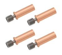 SG Store Lot de 4 coupures thermiques bimétalliques pour imprimante 3D M6 × 26 mm en alliage de titane et cuivre compatibles avec Kobra 2 Plus 2 Pro 2 Neo