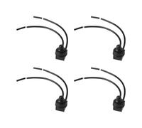 SG Store Lot de 4 Interrupteurs à Bouton-Poussoir étanches KP107 KP-107 12 V 12 Cm pour Voiture Et Camion Noir