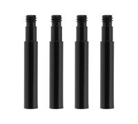 SG Store Lot de 4 Rallonges de Valve Presta 40 Mm en Alliage D'aluminium pour Vélos de Route Et VTT Remplacement de Valve Noir