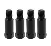 SG Store Lot de 4 Rehausseurs de Rétroviseurs M10 X 1,25 pour Moto 43 Mm Adaptateur de Rétroviseur Réglage de La Hauteur Filetage Gauche/Droite