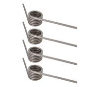 SG Store Lot de 4 ressorts de torsion en acier inoxydable 304 - Diamètre du fil : 2 mm - Diamètre du fil : 15 mm - Déviation à 122° - Convient pour les cheminées avec portes coulissantes - Pour le