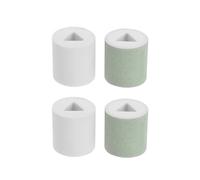 SG Store Lot de 4 rouleaux de polissage électrique pour polissoir à ongles 20,4 x 19,4 mm - Recharges de rouleaux de rechange pour trou intérieur 0,9 x 0,8 mm EVA - Vert et blanc