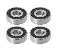SG Store Lot de 4 Roulements à Billes à Gorge Profonde Double étanchéité Roulements Industriels 16100-2RS pour Vélo Scooter Supermarché Chariot de Courses 28 X 10 X 8 Mm