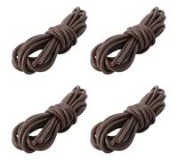SG Store Lot de 4 tubes en silicone pour pêche à la carpe Marron 0,8 mm 1,5 m