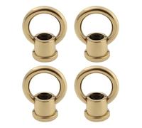 SG Store Lot de 4 écrous à œil en cuivre M10 x 1,0 de 29 x 35 mm, adaptés pour lampes en verre, lustres, lampes LED et bougeoirs traditionnels, charge maximale de 15 kg