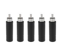 SG Store Lot de 5 adaptateurs RCA mâle vers prise jack mono femelle 6,35 mm