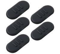 SG Store Lot de 5 Boutons PTT Talkie-Walkie Contacts Radio 2Voies Compatible avec Motorola A10 A12 A10D CP110 EP150 A9D Noir