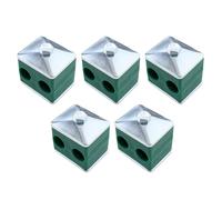 SG Store Lot de 5 Colliers de Serrage Hydrauliques de 12 Mm Double Collier de Serrage en Plastique pour Tuyaux de 12 Mm de Diamètre Extérieur