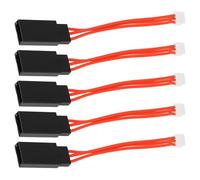 SG Store Lot de 5 Connecteurs Adaptateurs RC JR Femelle vers JST Compatibles avec IKON Et Brain Servo 50 Mm