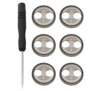 SG Store Lot de 6 cache-poussière pour moteur à lame spirale avec tournevis - Accessoires compatibles avec DJI Mini 3 Pro, gris