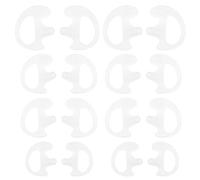 SG Store Lot de 8 paires de bouchons d'oreille en silicone pour la plupart des tubes de bobine - Insert d'oreille de rechange pour oreilles gauche et droite S/M/L - Blanc
