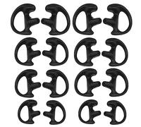 SG Store Lot de 8 Paires de Bouchons d'oreille en Silicone pour la Plupart des Tubes de Bobine - Insert d'oreille de Rechange pour Oreilles Gauche et Droite S/M/L - Noir