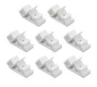 SG Store Lot de 8 rails de guidage de rideaux compatibles avec les rails de store romain standard de type Hillarys