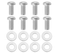 SG Store Lot de 8 vis de support mural pour TV en acier inoxydable 304 M8 x 16 mm avec kit de joint - boulons de support TV compatibles avec Samsung BU8000 Crystal 4K