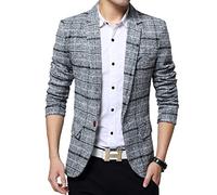 SG-TECH Veste Blazer décontractée pour Homme