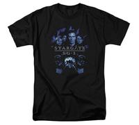 SG1 Command T Shirt Sci-FI TV Alien Show Tee Black