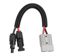 SG50A600V Câble de panneau solaire 50 A Y Connecteur adaptateur avec fil en silicone 10 AWG 30 cm pour équipement photovoltaïque