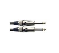 Stagg SGCC3 DL - Câble instrument, jack/jack (m/m), 3 m, spiralé, série S