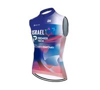 SGCIKER 2023 World Tour pro Team ISRAEL windbreaker Gilet coupe-vent vêtements pour homme,vtt windstopper cyclisme vest (L)