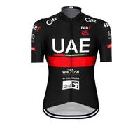 SGCIKER 2024 Hommes de l'équipe du Circuit Mondial Pro Team UAE Cyclisme Maillot, Short Sleeve Respirant Cycle Shirt VTT Vélo vêtements Chemise （M