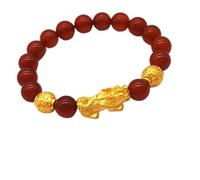 SGDBVOLM Bracelets en perles, Bracelet obsidienne noire naturelle