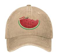 SGDHJCFCV Ce n’est Pas Une pastèque Casquettes de Baseball Style Unisexe Coton lavé Magritte Parodie Pastèque Camionneur Chapeau Chapeaux Ajustables Casquette