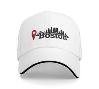 SGDHJCFCV Summer Casual Baseball Cap Boston Local City Hunting Camping Trucker Hat for Men Women Sunscreen y2k Retro Baseball Caps