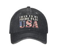 SGDHJCFCV This is My Pride Flag Shirt American 4th of July USA Casual Baseball Cap Fishing Trucker Hat Summer Women Men Baseball Caps