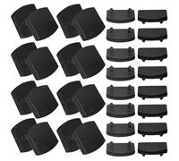 Sgehai Kit de 36 capuchons de lattes de lit, 24 capuchons latéraux et 12 supports de lattes centrales pour lit simple, double, king size, grand lit