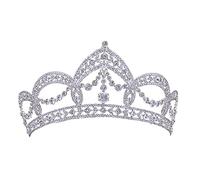 SGENEE A Retro Elegant Bride Crowns and Princess Wedding Hair Accessoires